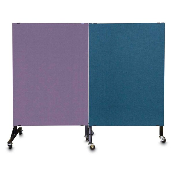 Enclosed Corkboard, 1 Door, 72"x48", 4" Fra